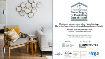 Cartel I Foro Home Staging y Marketing Inmobiliario