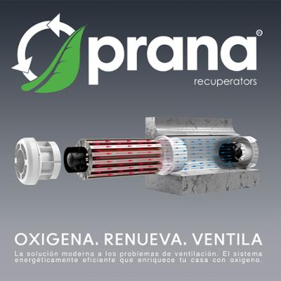 Dibujo de un recuperador Prana Smart