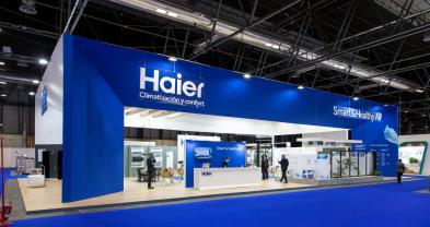 Haier stand at the latest edition of the C&R fair