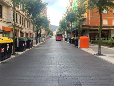 Imagen de una calle de la ciudad de Bilbao