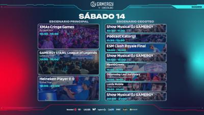 IMG Agenda sábado - GAMERGY 2024