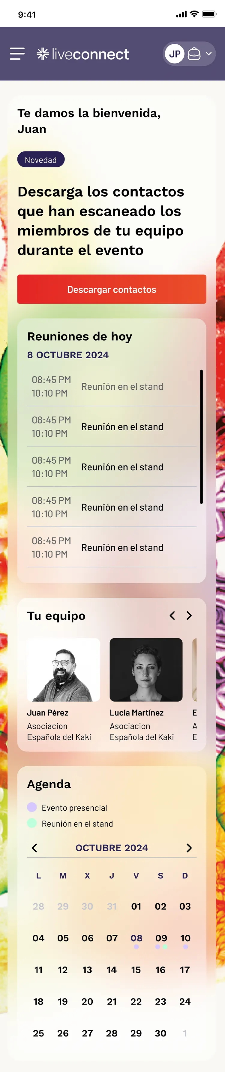 Liveconnect user capture