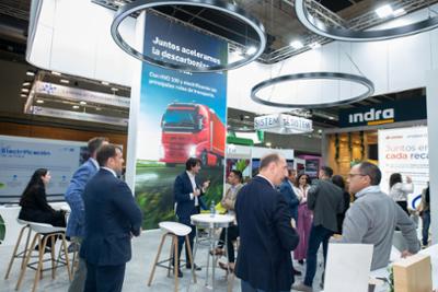 partial view of the stand in the pavilion at last year's event