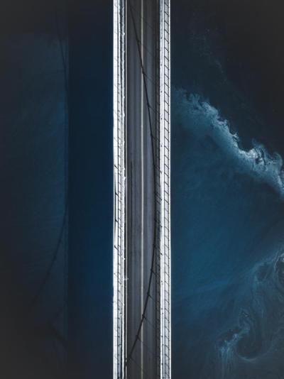 Road over the ocean