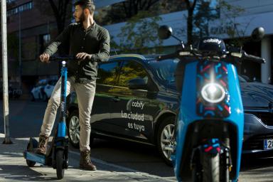 Image of Cabify's multi-mobility vehicles