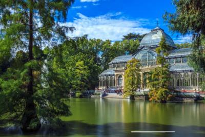 Estanque del Palacio de Cristal en Madrid