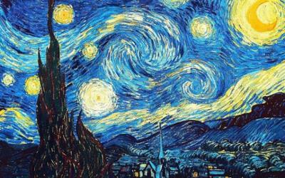 La noche estrellada' de Vincent van Gogh como principales obras del arte moderno