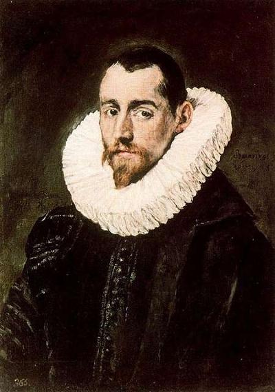 Retrato de El Greco, pintor español del Siglo de Oro