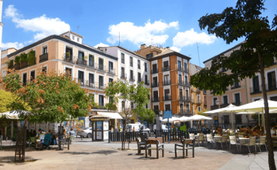 Terrazas de restaurantes de bares de Malasaña