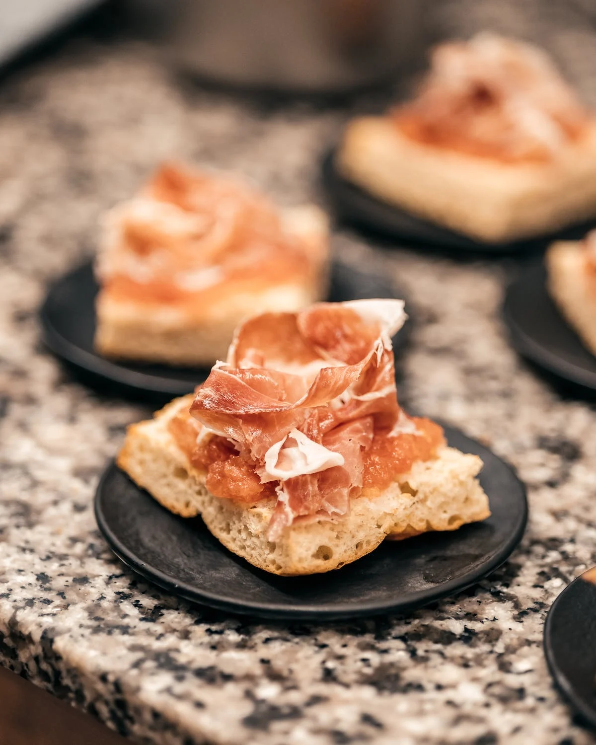 Tostada de Jamón y tomate