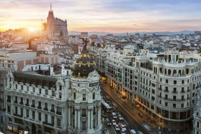 Vista del centro de Madrid