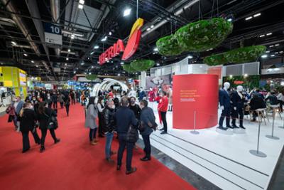 Partial view of a fair held at IFEMA MADRID