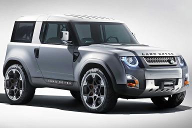 Un  Land Rover dc100 concept