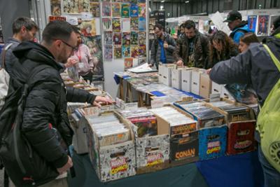 Vista parcial última edición feria MADRID CÓMIC POP UP