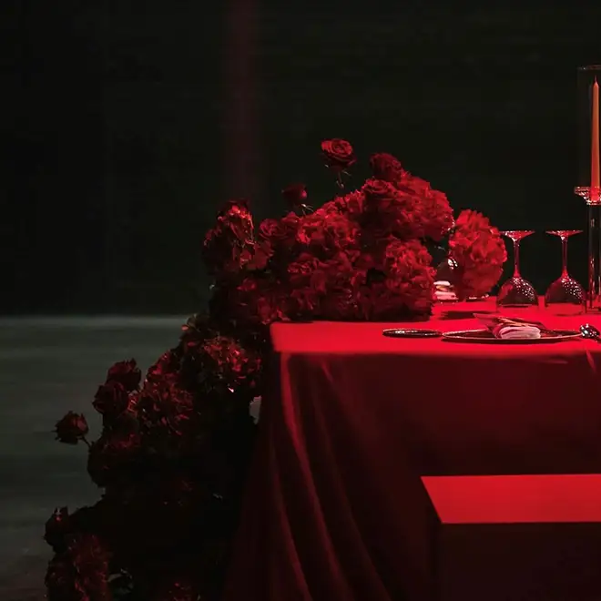 Floral table by Elena Suarez & CO at Mercedes-Benz Fashion Week Madrid