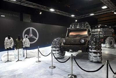 Aspecto parcial estand de Mercedes-Benz Fashion Week