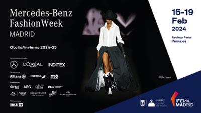 Foto cartel MBFWMadrid edición febrero 2024