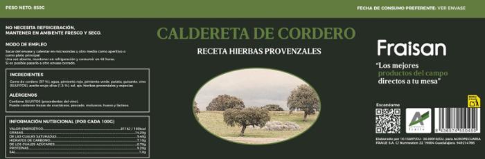 Caldereta de Cordero