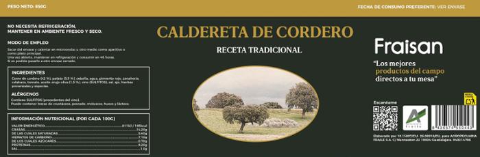 Caldereta de Cordero