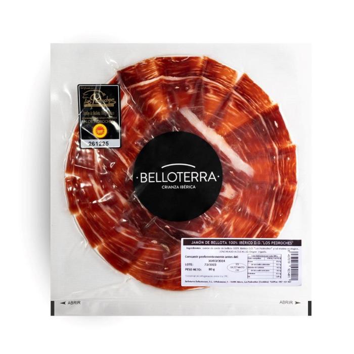 JAMÓN DE BELLOTA 100% IBÉRICO D.O.P. LOS PEDROCHES CON SAL ECOLÓGICA