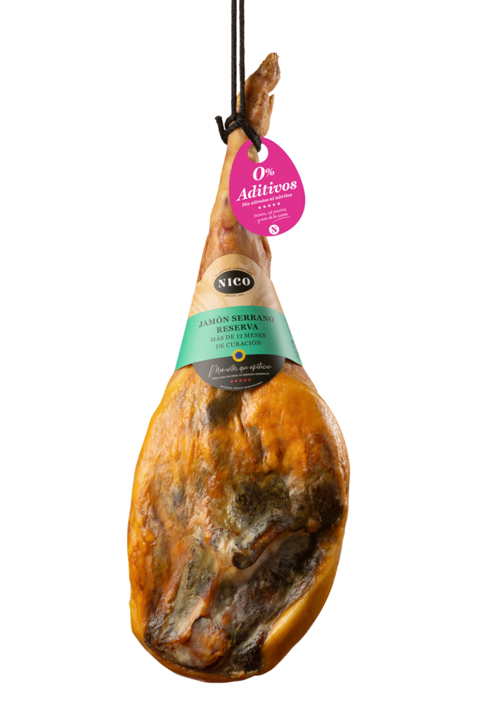 Piece of Gran Reserva Serrano Ham 0% Additives