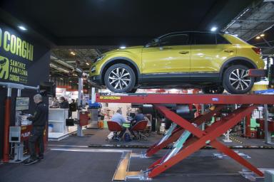 Partial view of the stand at MOTORTEC MADRID 2019