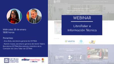 Cartel del 1er Webinar CETRAA - Taller