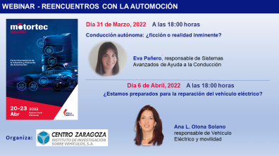 invitación Webinars Centro Zaragoza