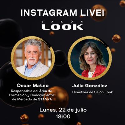 Cartel encuentros Look Oscar Mateo con Julia Gonzalez