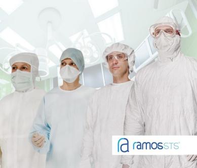 Cuatro profesionales con equipos de Ramos STS