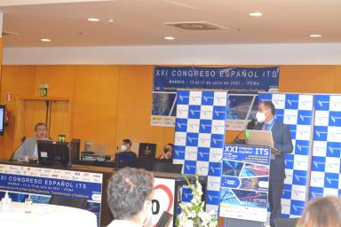 David Moneo, Director de TRAFIC, durante el Congreso ITS