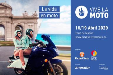 imagen Cartel promocional de VIVE LA MOTO